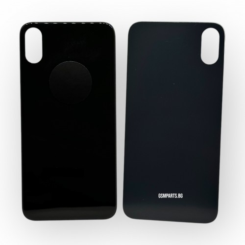 Заден капак / Задно стъкло за iPhone X - Black/Черен