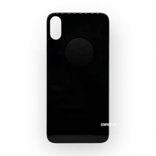 Заден капак / Задно стъкло за iPhone X - Black/Черен