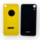 Заден капак / Задно стъкло за iPhone XR - Yellow/Жълт