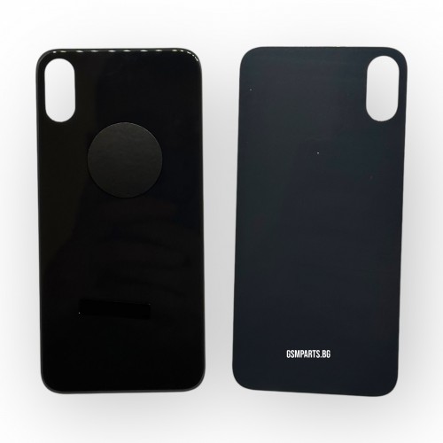 Заден капак / Задно стъкло за iPhone XS - Black/Черен