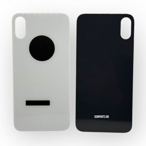 Заден капак / Задно стъкло за iPhone XS - White/Бял