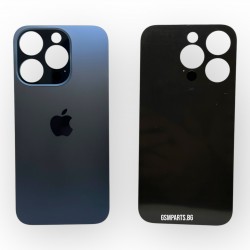 Заден капак / Задно стъкло за iPhone 15 Pro - Blue/Син