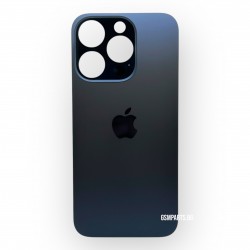 Заден капак / Задно стъкло за iPhone 15 Pro - Blue/Син