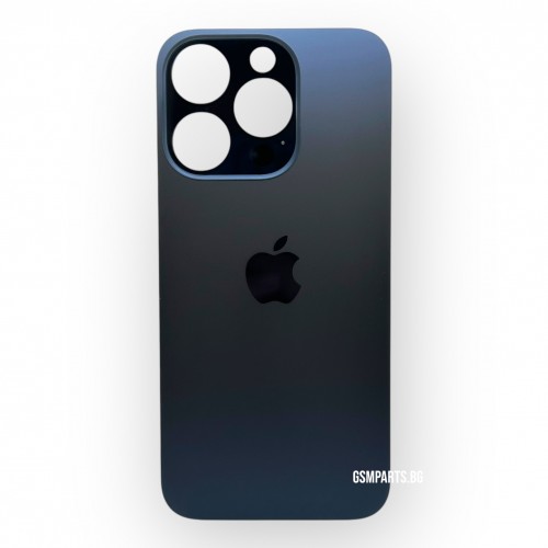 Заден капак / Задно стъкло за iPhone 15 Pro - Blue/Син