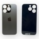 Заден капак / Задно стъкло за iPhone 15 Pro - Black/Черен