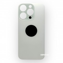 Заден капак / Задно стъкло за iPhone 15 Pro - White/Бял
