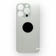 Заден капак / Задно стъкло за iPhone 15 Pro - White/Бял
