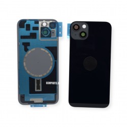 Оборудван Заден капак / Задно стъкло за iPhone 14 Plus - Black/Черен