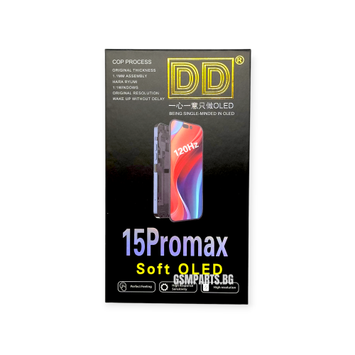Дисплей + Тъч Скрийн за iPhone 15 Pro Max - DD Oled 120Hz