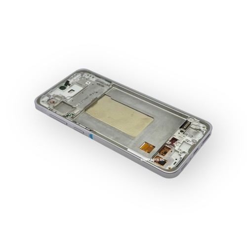 Оригинален Дисплей + Тъч Скрийн + Рамка за Samsung Galaxy A36 5G - Service Pack - Lavender/Лилав
