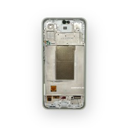Оригинален Дисплей + Тъч Скрийн + Рамка за Samsung Galaxy A36 5G - Service Pack - Lime Green / Зелен