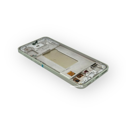Оригинален Дисплей + Тъч Скрийн + Рамка за Samsung Galaxy A36 5G - Service Pack - Lime Green / Зелен