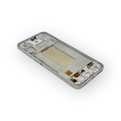 Оригинален Дисплей + Тъч Скрийн + Рамка за Samsung Galaxy A36 5G - Service Pack - White/Бял
