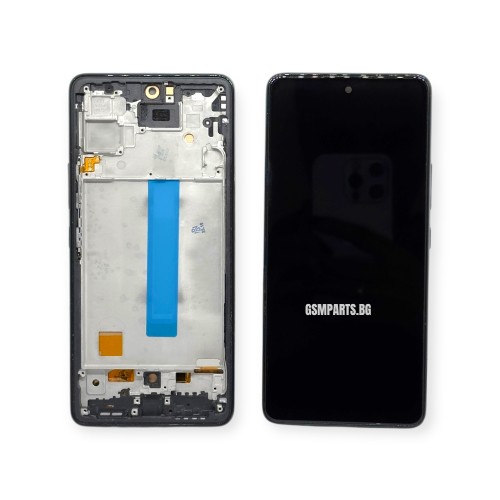Дисплей + Тъч Скрийн + Рамка за Samsung Galaxy A53 - Black/Черен - inCell