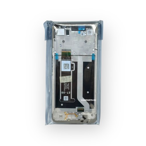 Дисплей + Тъч Скрийн + Рамка за Motorola Moto G34 (2023) - Service Pack -