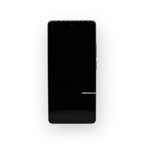Оригинален Дисплей + Тъч Скрийн + Рамка за Xiaomi Redmi Note 13 Pro 4G / Poco M6 Pro 4G (2024) - Green/Зелен - Service Pack -