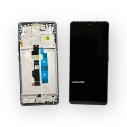 Оригинален Дисплей + Тъч Скрийн + Рамка за Xiaomi Redmi Note 13 Pro 4G / Poco M6 Pro 4G (2024) - Green/Зелен - Service Pack -