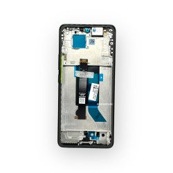 Дисплей + Тъч Скрийн + Рамка за Xiaomi Redmi Note 14 Pro 5G (2025) Black/Черен - Service Pack -