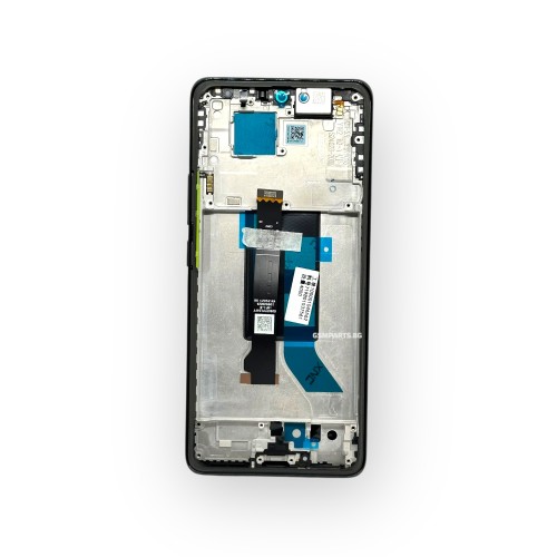 Дисплей + Тъч Скрийн + Рамка за Xiaomi Redmi Note 14 Pro 5G (2025) Black/Черен - Service Pack -
