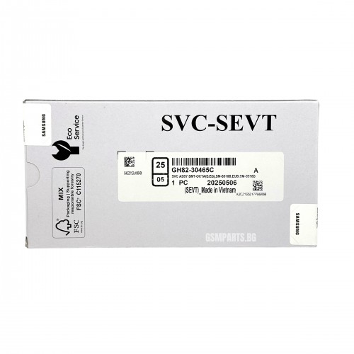 Оригинален Дисплей + Тъч Скрийн + Рамка за Samsung Galaxy S23 Ultra - Service Pack - Green/Зелен