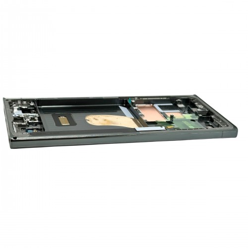 Оригинален Дисплей + Тъч Скрийн + Рамка за Samsung Galaxy S23 Ultra - Service Pack - Green/Зелен