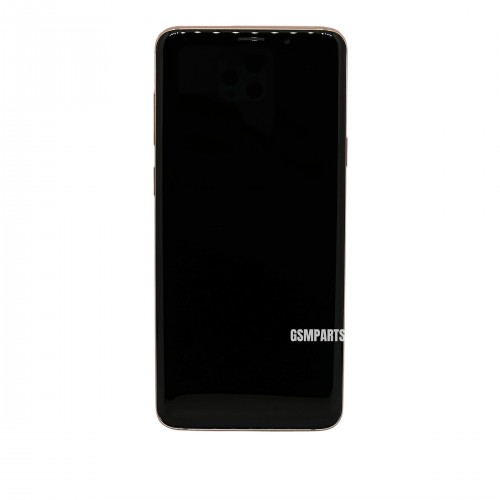 Оригинален Дисплей + Тъч Скрийн + Рамка за Samsung Galaxy S9 Plus - Service Pack - Gold/Златист