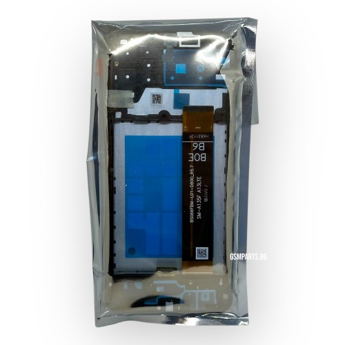Дисплей + Тъч Скрийн + Рамка за Samsung Galaxy A13 4G - (SM-A135) - Service Pack Box -