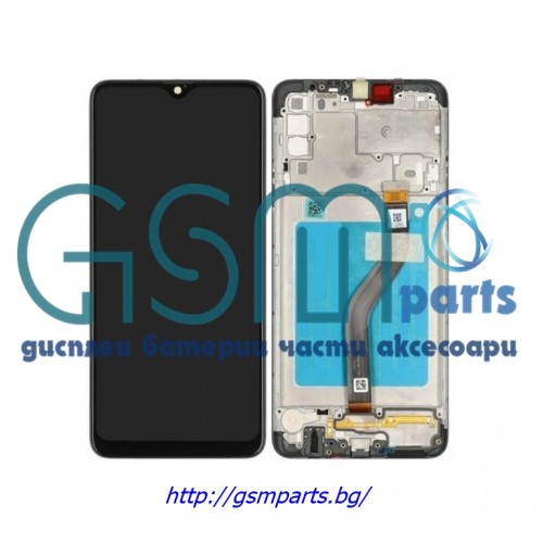 Оригинален LCD Дисплей + Рамка ЗА SAMSUNG GALAXY A20s Service Pack