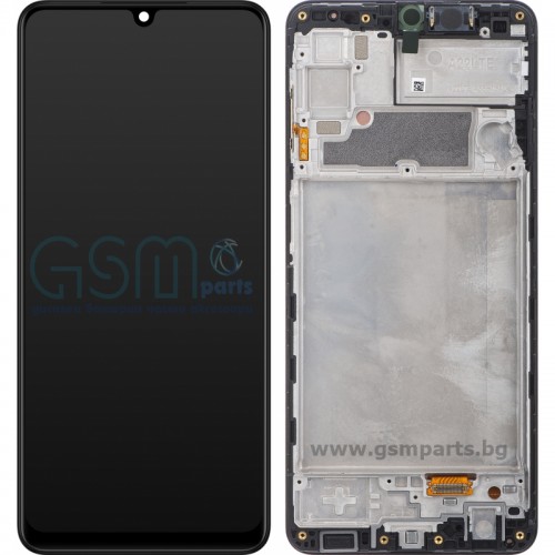 Оригинален Дисплей + Тъч Скрийн + Рамка за Samsung Galaxy A22 4G - service pack -
