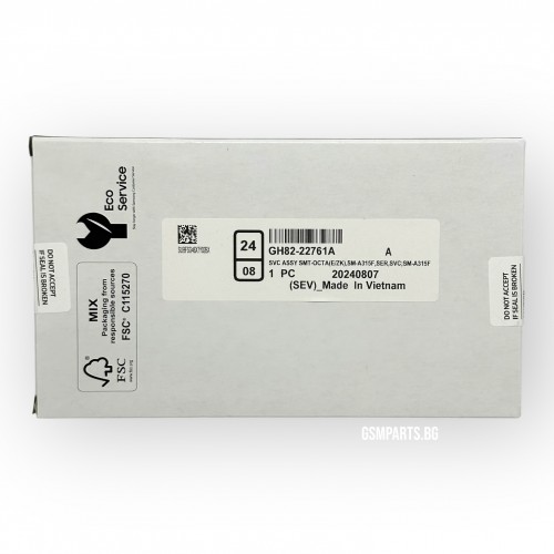 Оригинален Дисплей + Тъч Скрийн + Рамка за Samsung Galaxy A31 - Service Pack -