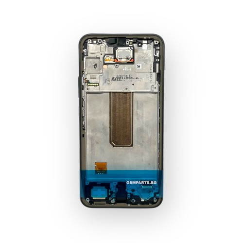 Оригинален Дисплей + Тъч Скрийн + Рамка за Samsung Galaxy A34 5G - Service Pack - Black/Черен
