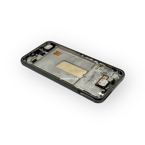 Оригинален Дисплей + Тъч Скрийн + Рамка за Samsung Galaxy A34 5G - Service Pack - Black/Черен