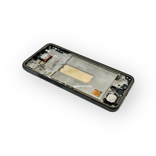 Оригинален Дисплей + Тъч Скрийн + Рамка за Samsung Galaxy A34 5G - Service Pack - Black/Черен