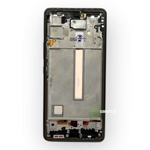 Оригинален Дисплей + Тъч Скрийн + Рамка за Samsung Galaxy A53 - Service Pack - Black/Черен