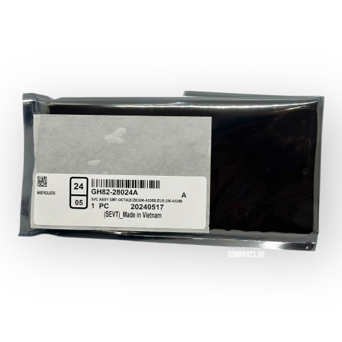 Оригинален Дисплей + Тъч Скрийн + Рамка за Samsung Galaxy A53 - Service Pack - Black/Черен