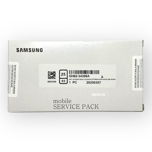 Оригинален Дисплей + Тъч Скрийн за Samsung Galaxy A55 5G - Service Pack -