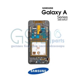 Оригинален Дисплей + Тъч Скрийн + Рамка за Samsung Galaxy A80 - Service Pack - Black/Черен