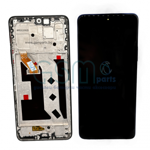 Дисплей + Тъч Скрийн + Рамка за Honor Magic 4 Lite/ X9 (4G)/5G (2022) - Service Pack Box - Black/Черен