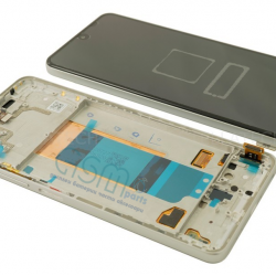Оригинален дисплей + Рамка за Xiaomi Poco F4 (2022) LCD - Service Pack - Зелен