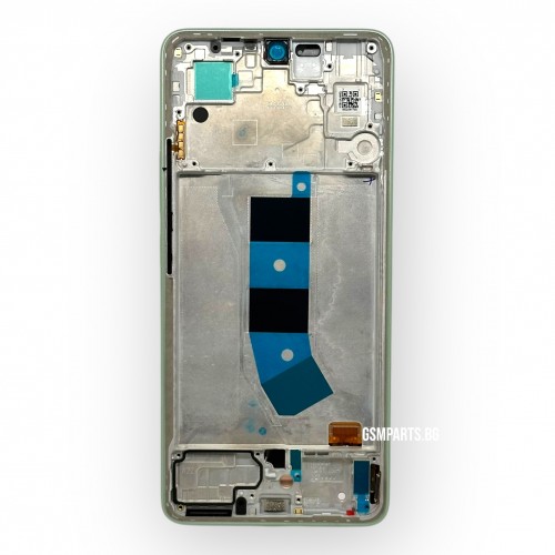 Оригинален Дисплей + Тъч Скрийн + Рамка за Xiaomi Redmi Note 13 4G - Service Pack - Blue/Син