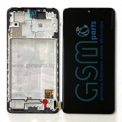 Оригинален дисплей + Рамка за Xiaomi Redmi Note 10 Pro (4G) (2021) BLACK / TARNISH LCD