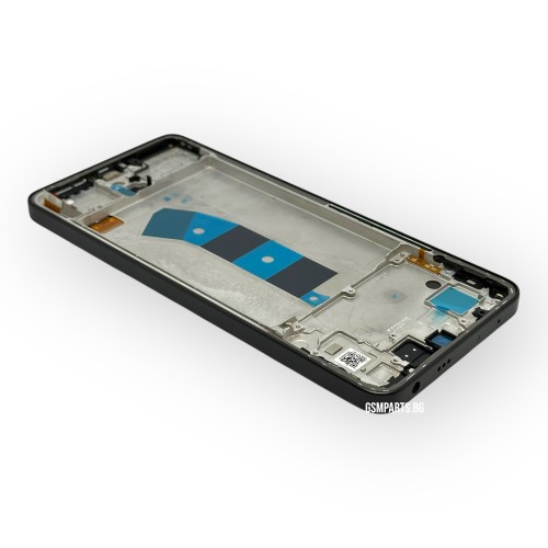 Оригинален Дисплей + Тъч Скрийн + Рамка за Xiaomi Redmi Note 13 4G - Service Pack - Tarnish/Черен