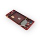 Оригинален Дисплей + Рамка за Samsung Galaxy S20 FE - Service Pack - цвят рамка: Червен (Cloud Red)