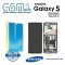 Оригинален Дисплей + Тъч Скрийн + Рамка за Samsung Galaxy S20 Ultra - Service Pack - Black/Черен