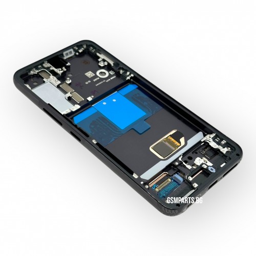Оригинален Дисплей + Тъч Скрийн + Рамка за Samsung Galaxy S22 - Service Pack - Black/Черен