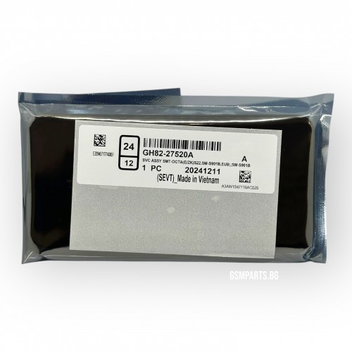 Оригинален Дисплей + Тъч Скрийн + Рамка за Samsung Galaxy S22 - Service Pack - Black/Черен