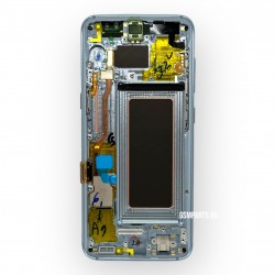 Оригинален Дисплей + Тъч Скрийн + Рамка за Samsung Galaxy S8 - Service Pack - Blue/Син