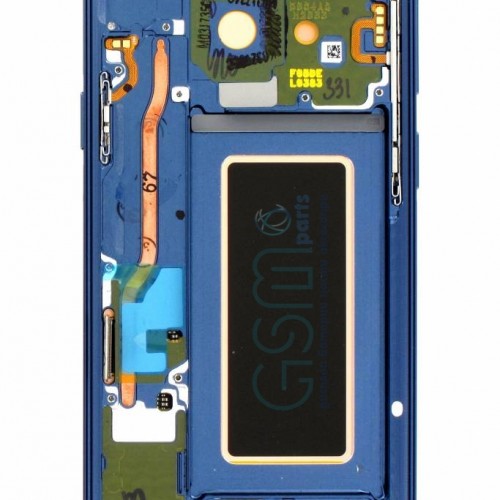 Оригинален Дисплей + Рамка за Samsung Galaxy S9 - Service Pack - (СИН)