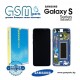 Оригинален Дисплей + Рамка за Samsung Galaxy S9 - Service Pack - (СИН)