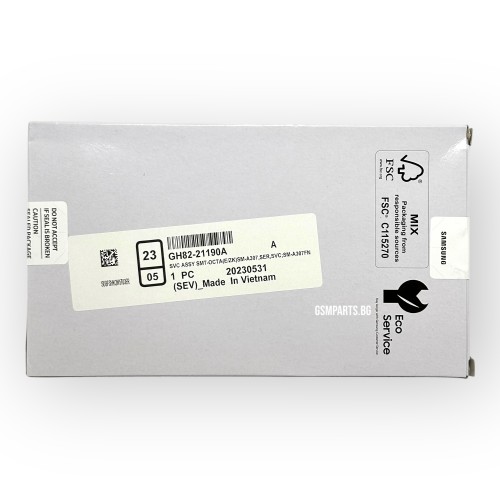 Оригинален Дисплей + Тъч Скрийн + Рамка за Samsung Galaxy A30s - Service Pack -